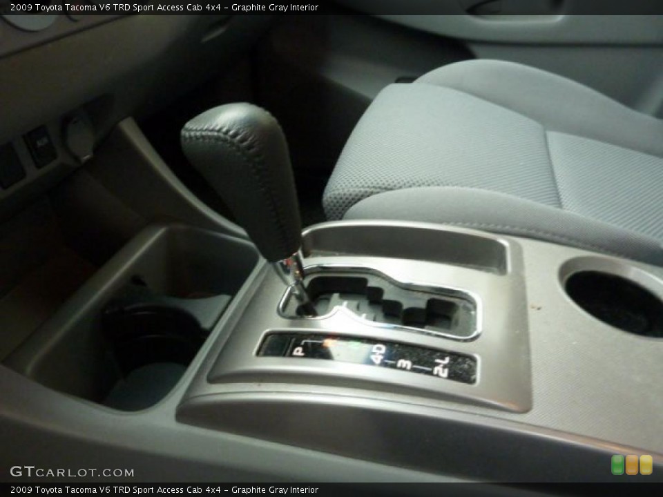Graphite Gray Interior Transmission for the 2009 Toyota Tacoma V6 TRD Sport Access Cab 4x4 #40408953
