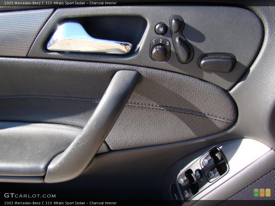 Charcoal Interior Door Panel for the 2003 Mercedes-Benz C 320 4Matic Sport Sedan #40412760