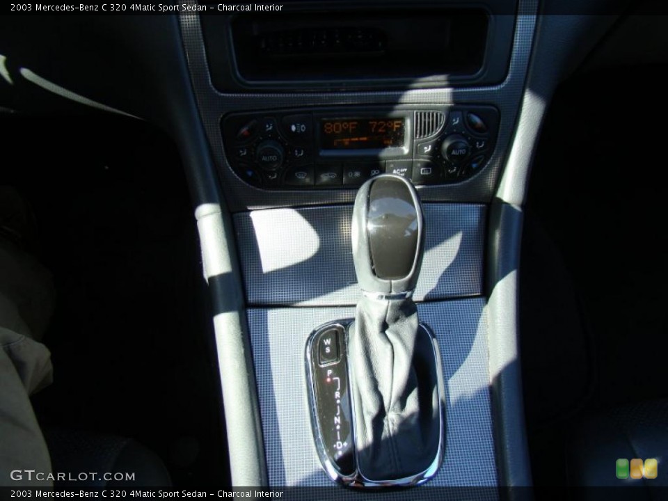 Charcoal Interior Transmission for the 2003 Mercedes-Benz C 320 4Matic Sport Sedan #40412792