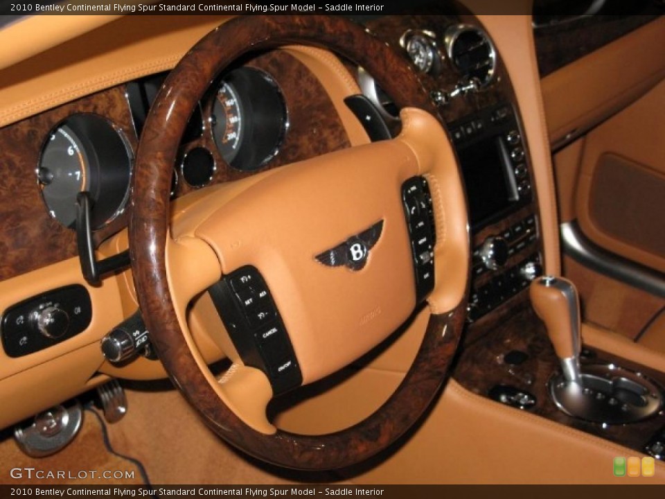 Saddle Interior Steering Wheel for the 2010 Bentley Continental Flying Spur  #40414400