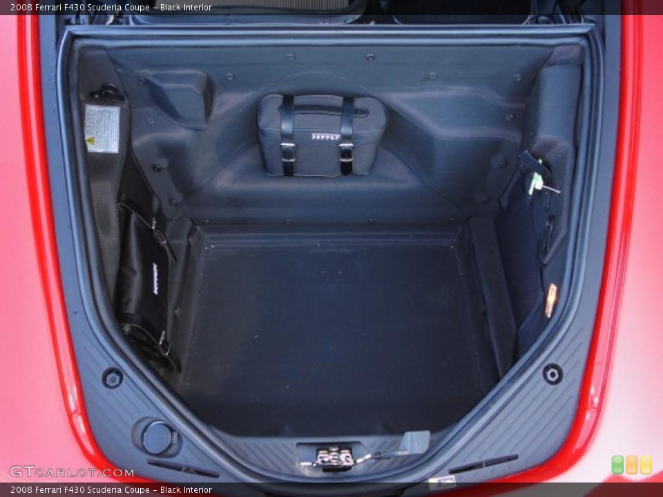 Black Interior Trunk for the 2008 Ferrari F430 Scuderia Coupe #40414872