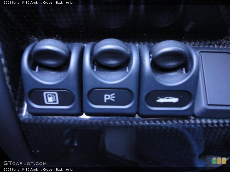 Black Interior Controls for the 2008 Ferrari F430 Scuderia Coupe #40415056