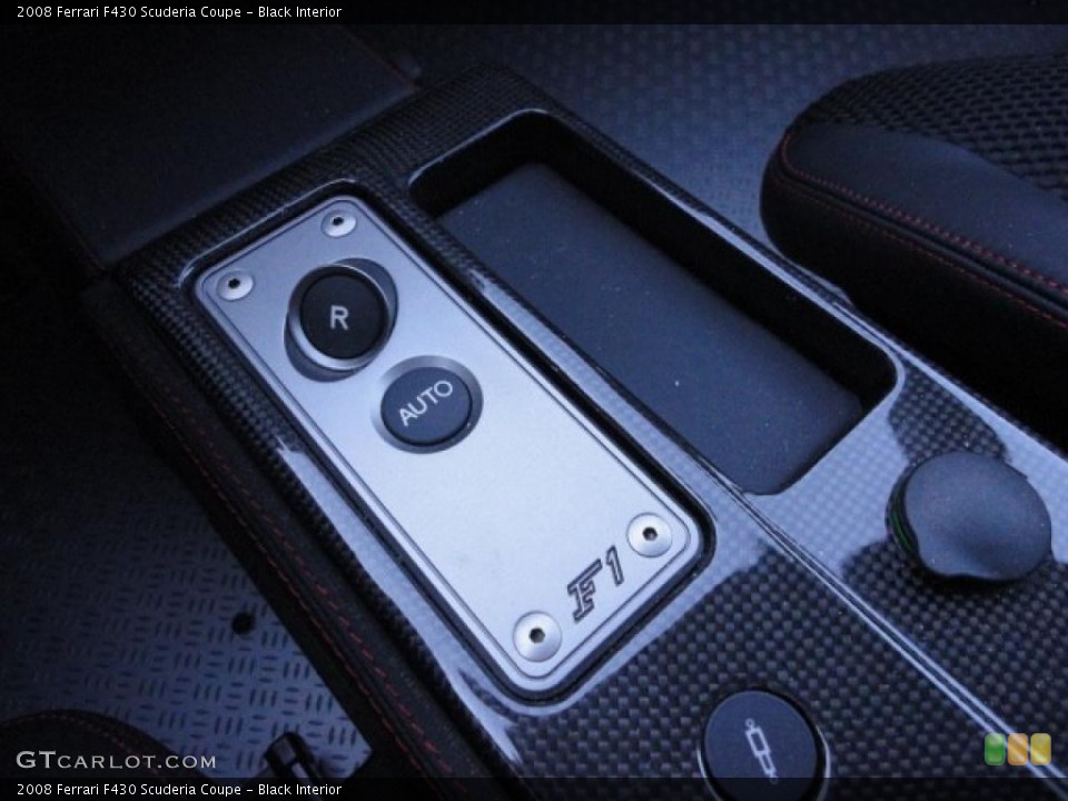 Black Interior Controls for the 2008 Ferrari F430 Scuderia Coupe #40415088