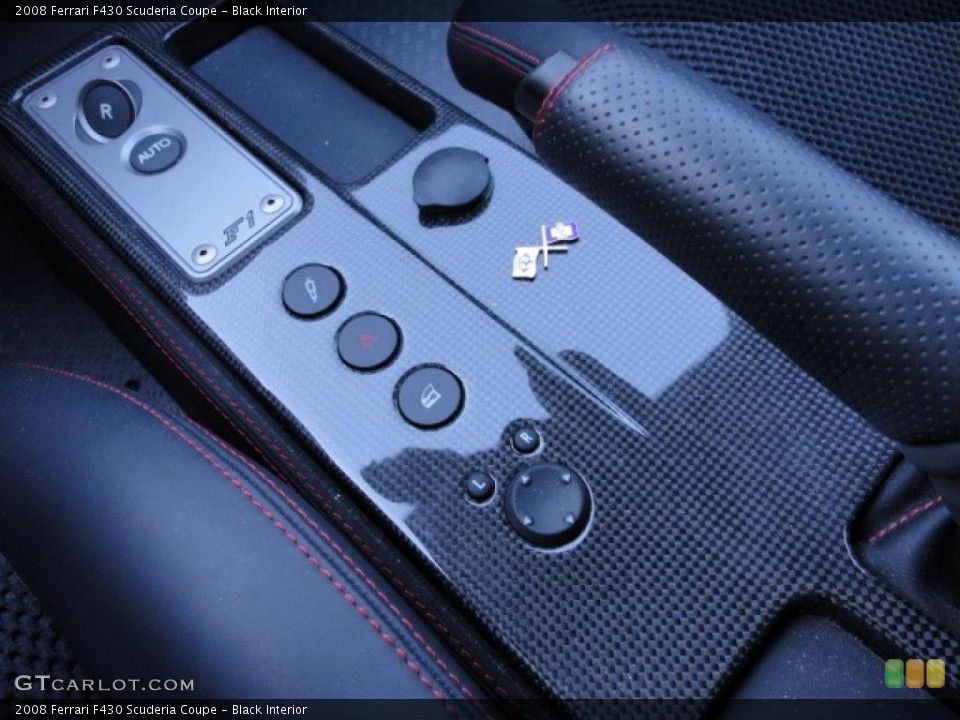 Black Interior Controls for the 2008 Ferrari F430 Scuderia Coupe #40415104