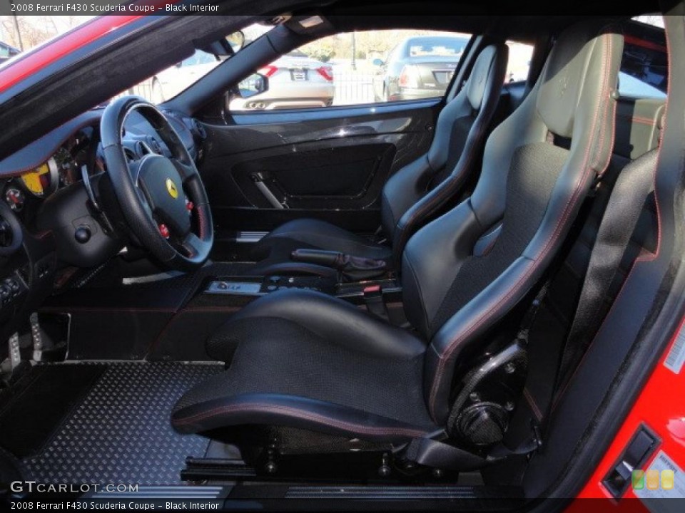 Black Interior Photo for the 2008 Ferrari F430 Scuderia Coupe #40415120