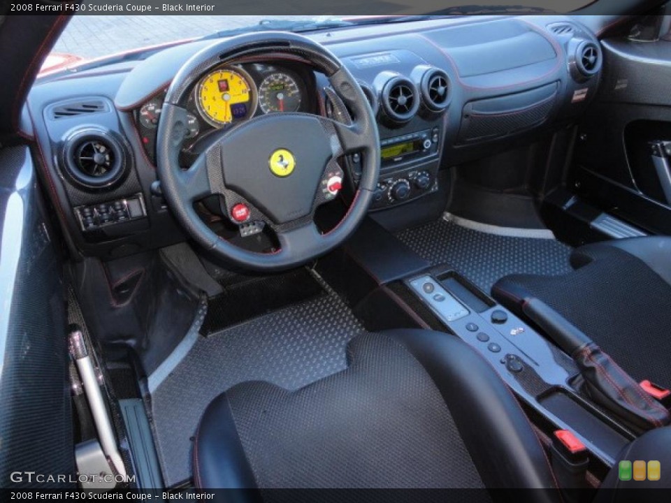 Black Interior Prime Interior for the 2008 Ferrari F430 Scuderia Coupe #40415136