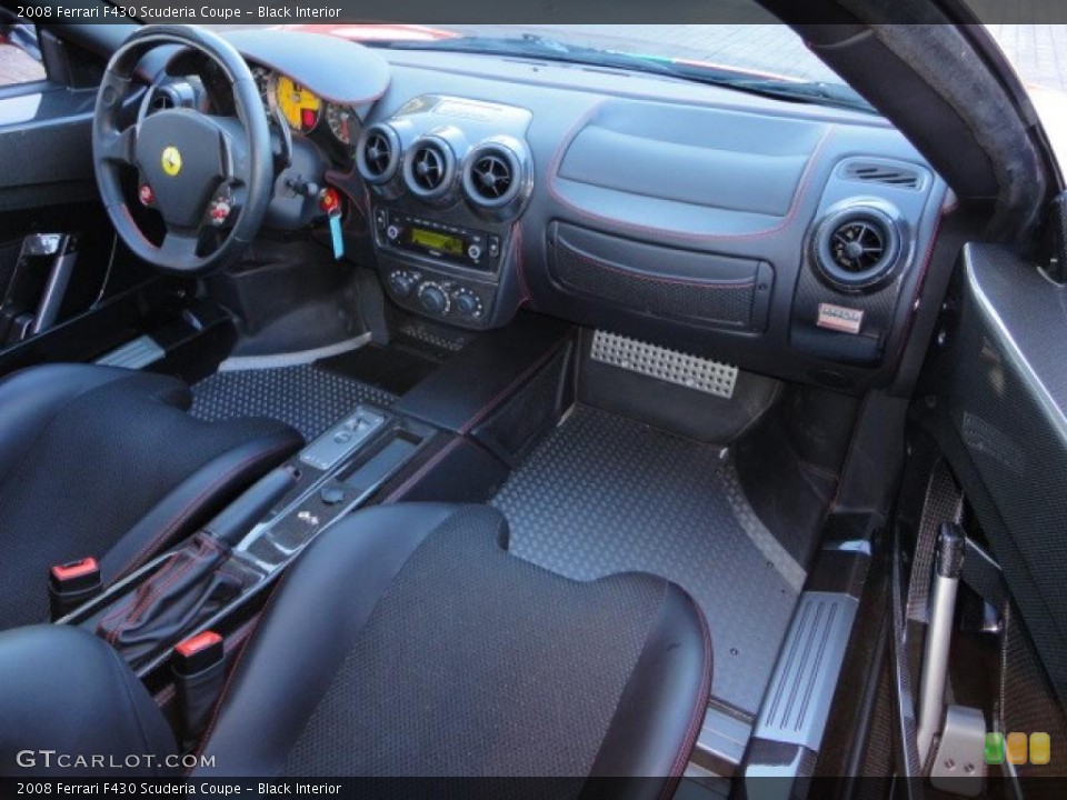 Black Interior Dashboard for the 2008 Ferrari F430 Scuderia Coupe #40415168