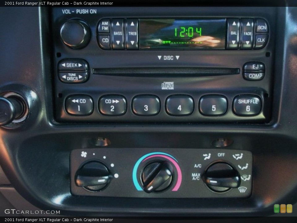 Dark Graphite Interior Controls for the 2001 Ford Ranger XLT Regular Cab #40415248