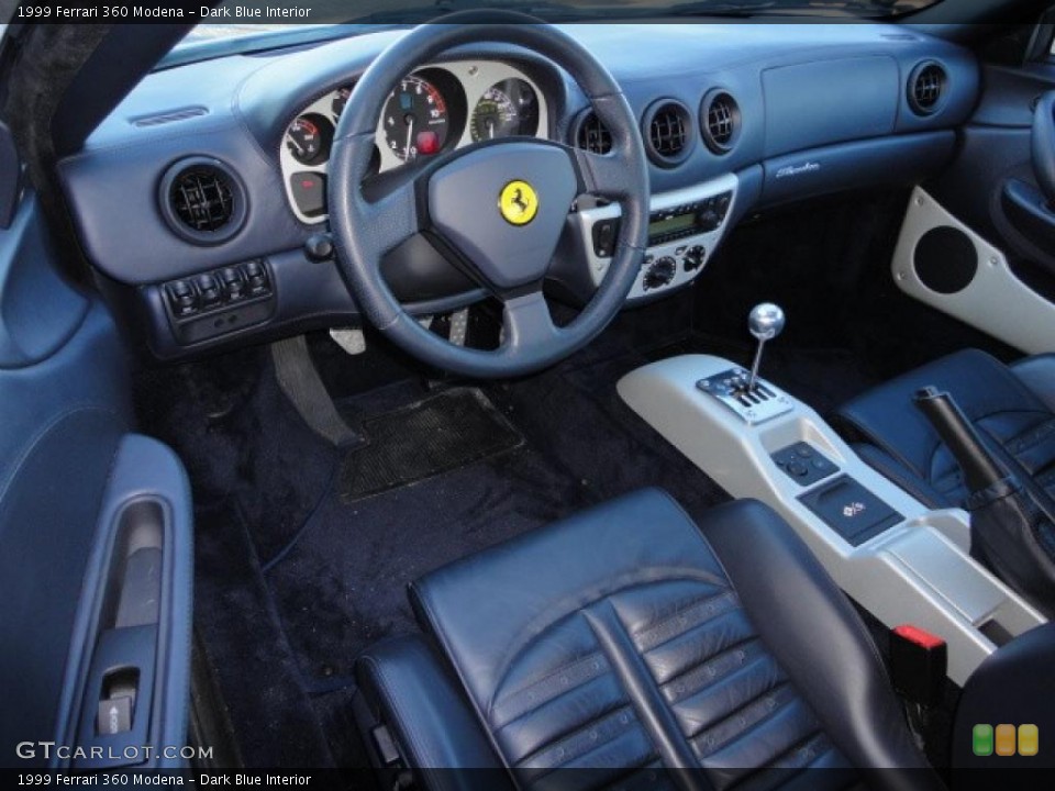 Dark Blue Interior Prime Interior for the 1999 Ferrari 360 Modena #40415500