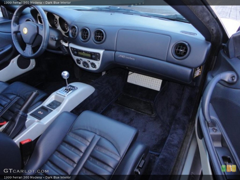 Dark Blue Interior Dashboard for the 1999 Ferrari 360 Modena #40415560