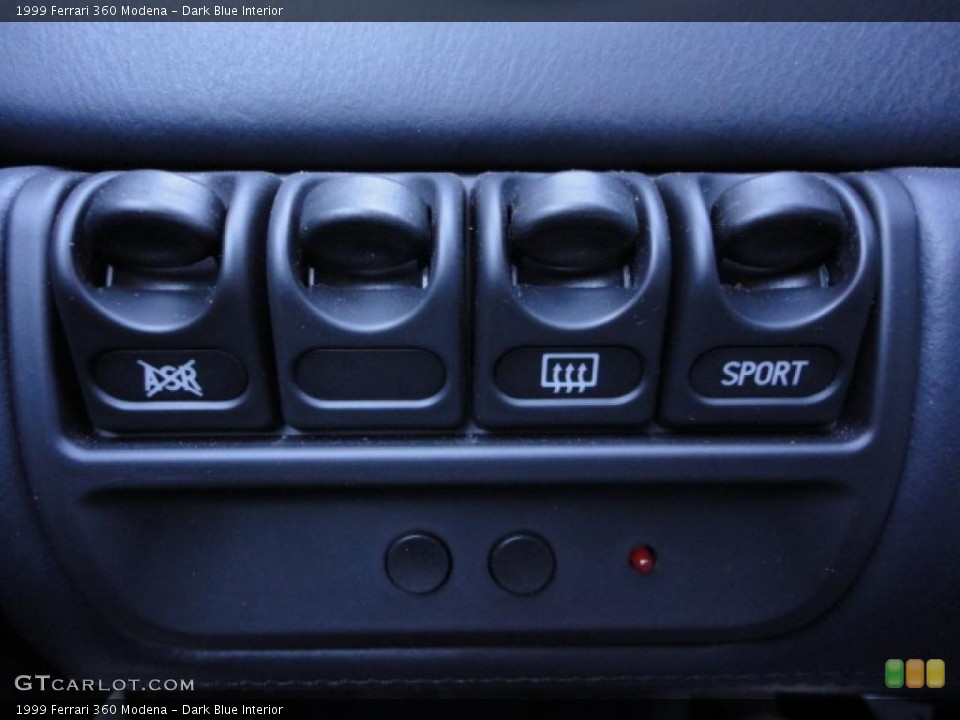 Dark Blue Interior Controls for the 1999 Ferrari 360 Modena #40415652