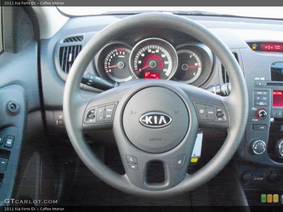 Coffee Interior Steering Wheel for the 2011 Kia Forte EX #40415876