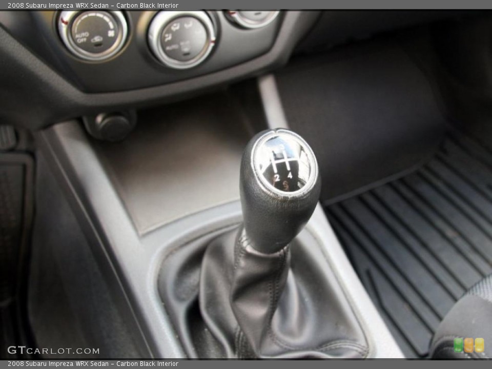 Carbon Black Interior Transmission for the 2008 Subaru Impreza WRX Sedan #40417832