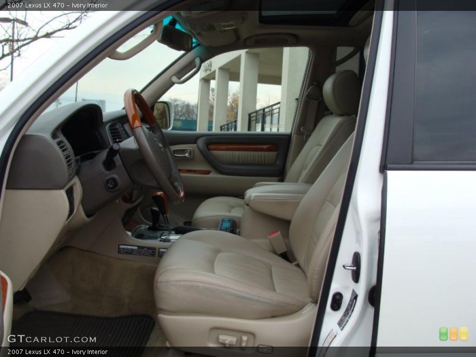Ivory Interior Photo for the 2007 Lexus LX 470 #40418616