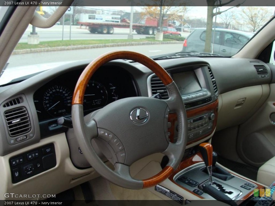 Ivory 2007 Lexus LX Interiors