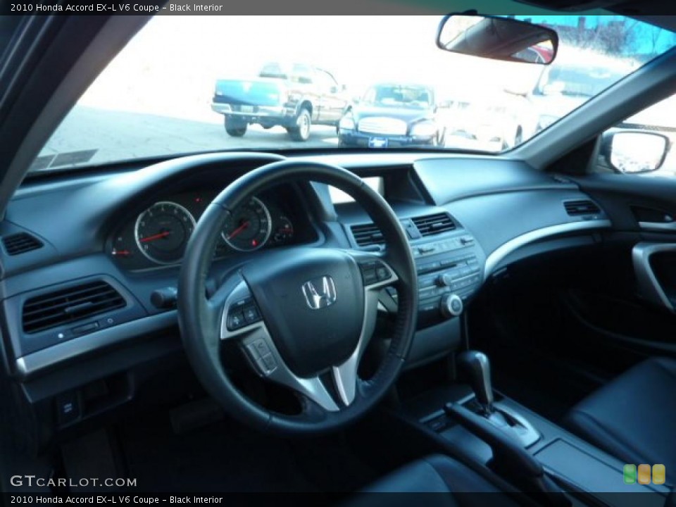 Black Interior Prime Interior for the 2010 Honda Accord EX-L V6 Coupe #40418960