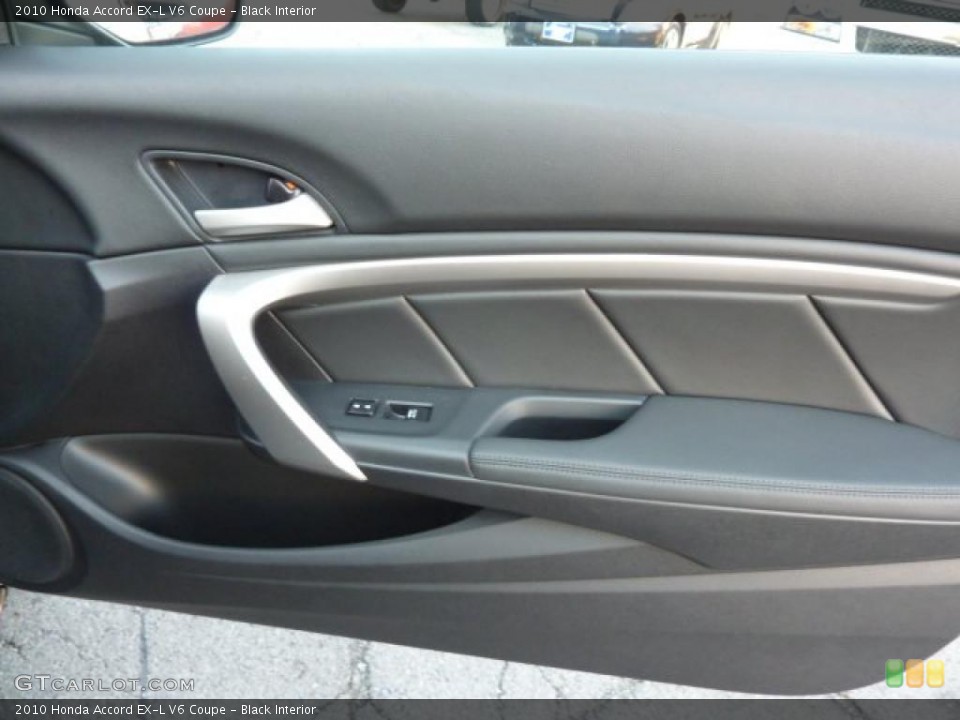 Black Interior Door Panel for the 2010 Honda Accord EX-L V6 Coupe #40419084