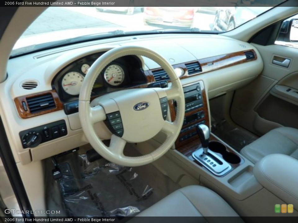 Pebble Beige Interior Prime Interior for the 2006 Ford Five Hundred Limited AWD #40419360