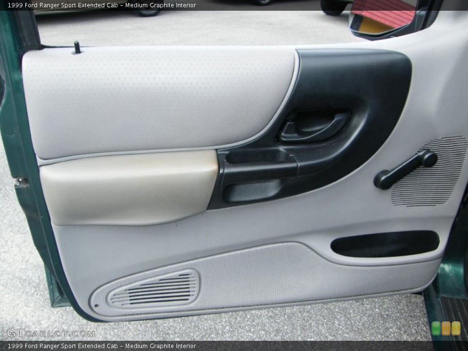 Medium Graphite Interior Door Panel for the 1999 Ford Ranger Sport Extended Cab #40421296