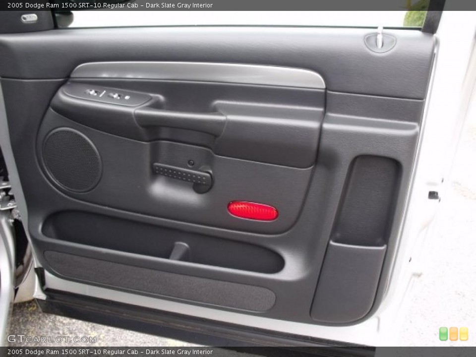Dark Slate Gray Interior Door Panel for the 2005 Dodge Ram 1500 SRT-10 Regular Cab #40424008