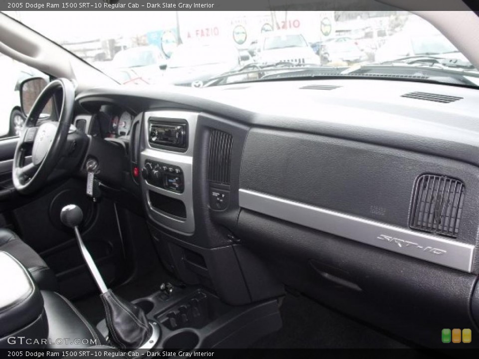 Dark Slate Gray Interior Dashboard for the 2005 Dodge Ram 1500 SRT-10 Regular Cab #40424024