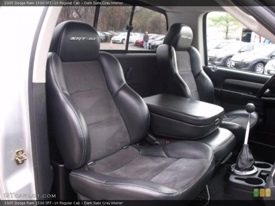 Dark Slate Gray Interior Photo for the 2005 Dodge Ram 1500 SRT-10 Regular Cab #40424040