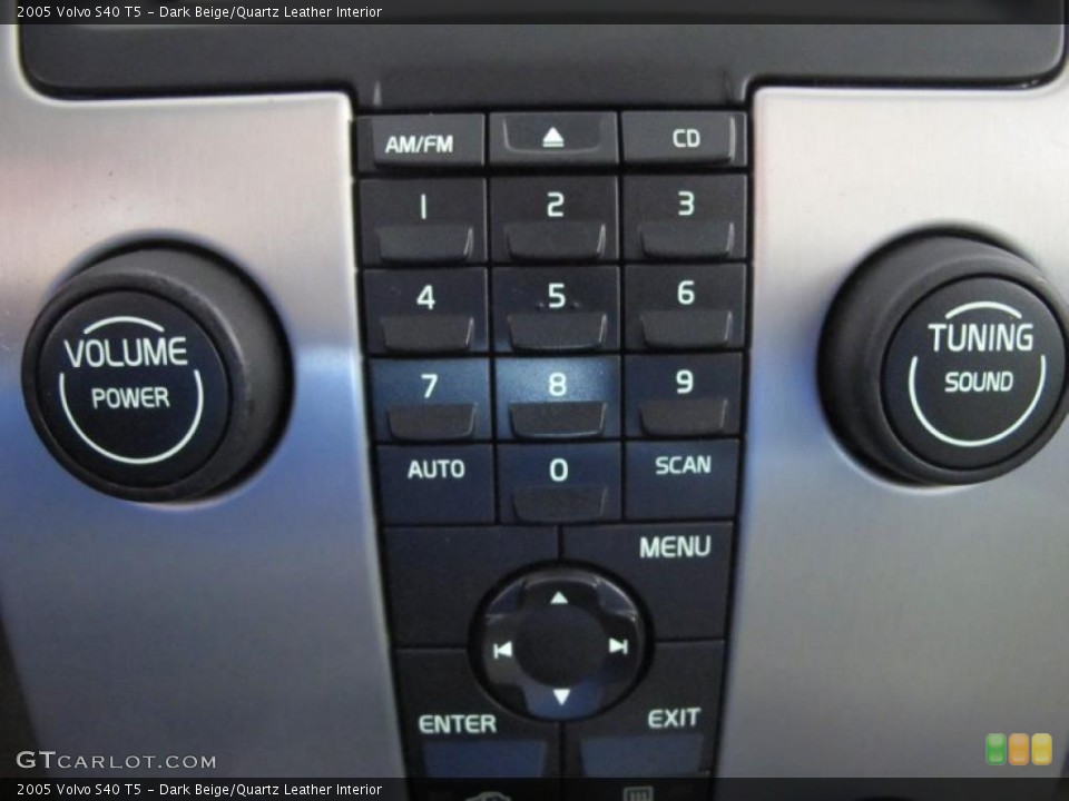 Dark Beige/Quartz Leather Interior Controls for the 2005 Volvo S40 T5 #40424900
