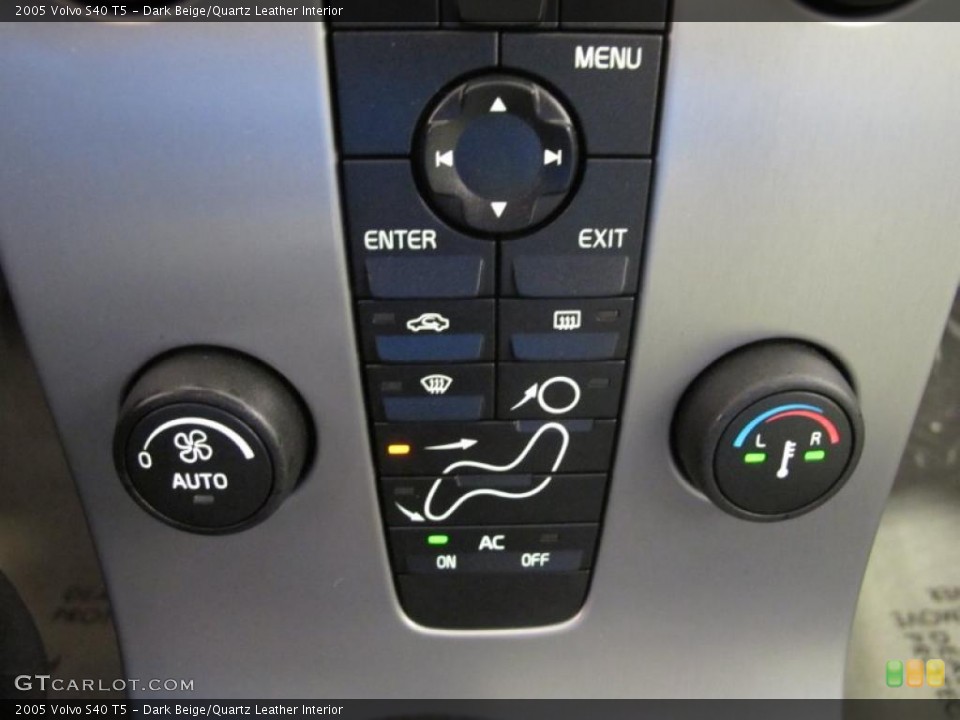 Dark Beige/Quartz Leather Interior Controls for the 2005 Volvo S40 T5 #40424916