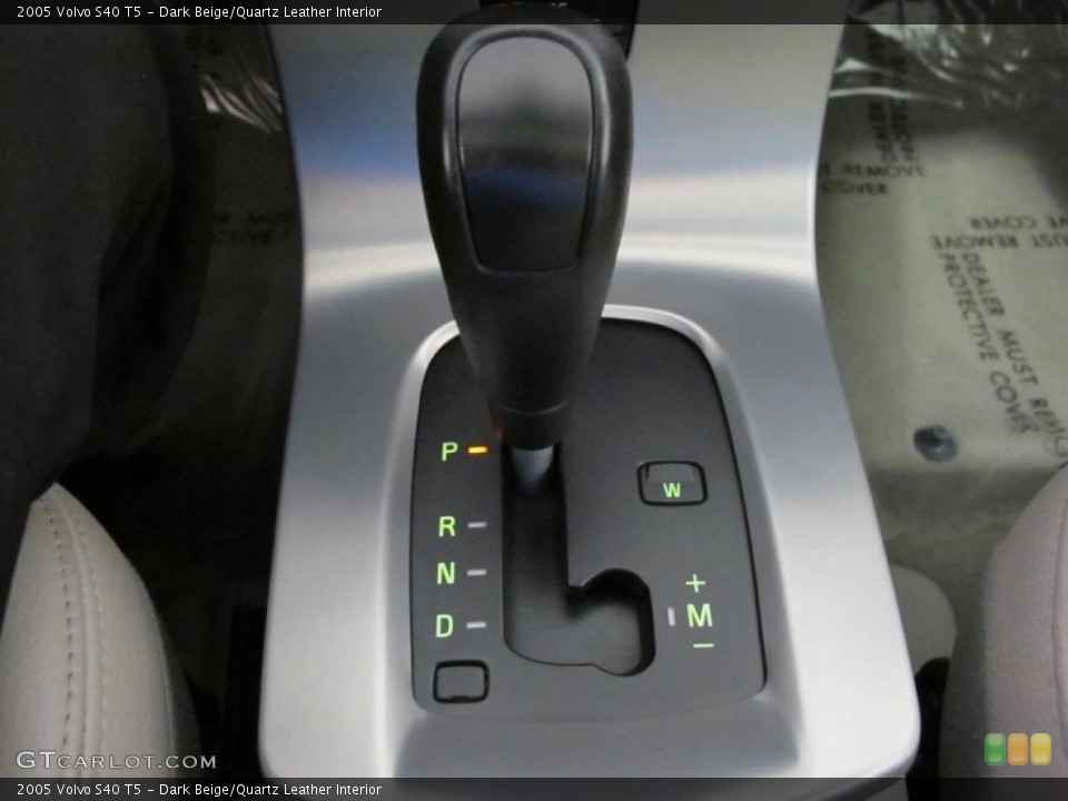 Dark Beige/Quartz Leather Interior Transmission for the 2005 Volvo S40 T5 #40424924