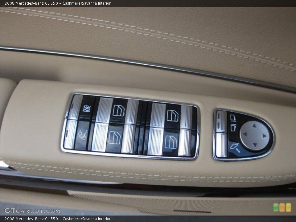 Cashmere/Savanna Interior Controls for the 2008 Mercedes-Benz CL 550 #40425164