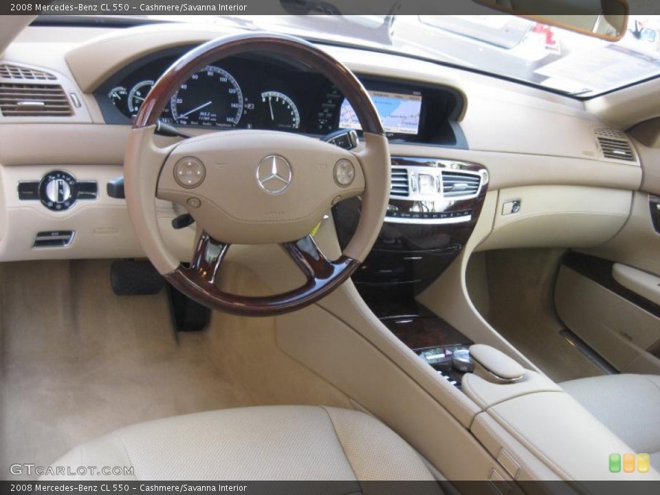 Cashmere/Savanna Interior Prime Interior for the 2008 Mercedes-Benz CL 550 #40425400