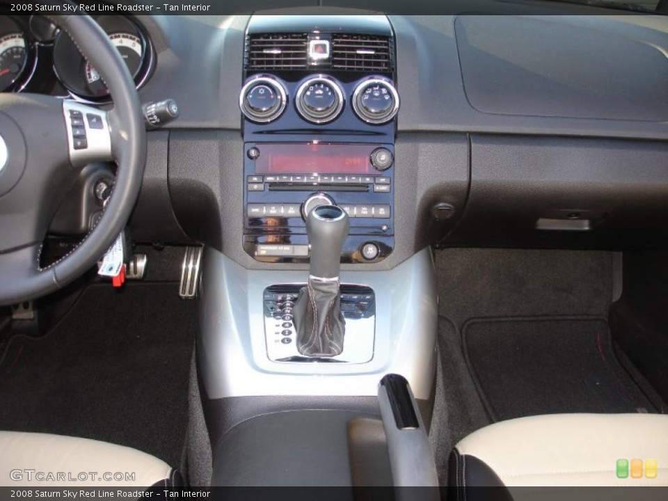 Tan Interior Controls for the 2008 Saturn Sky Red Line Roadster #40425644