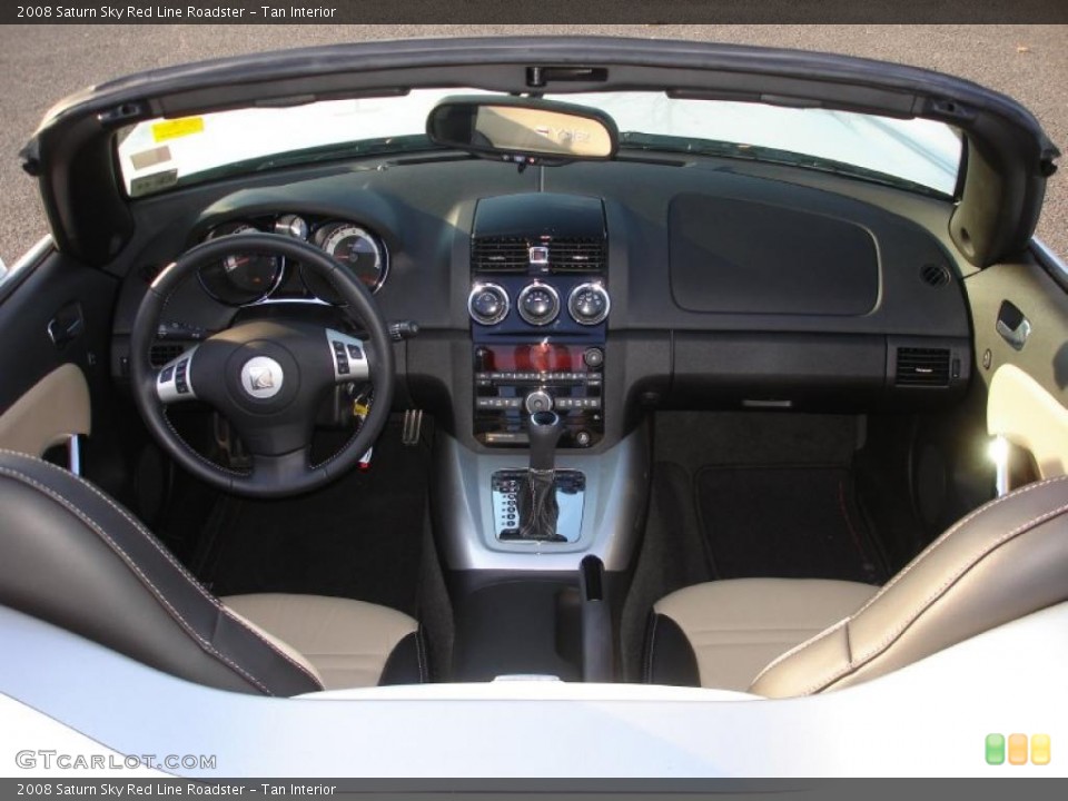 Tan Interior Dashboard for the 2008 Saturn Sky Red Line Roadster #40425676