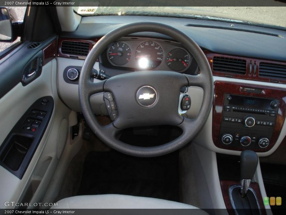 Gray Interior Steering Wheel for the 2007 Chevrolet Impala LS #40425904