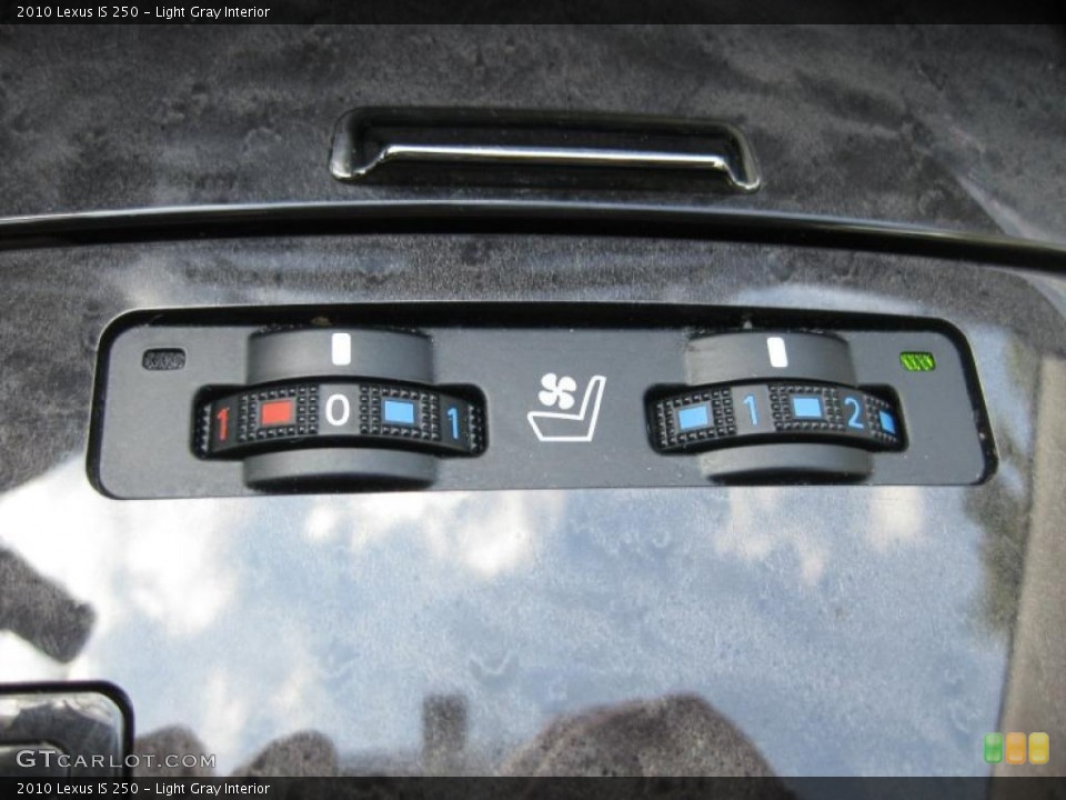 Light Gray Interior Controls for the 2010 Lexus IS 250 #40426376