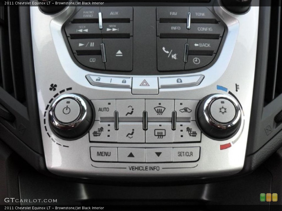 Brownstone/Jet Black Interior Controls for the 2011 Chevrolet Equinox LT #40426392