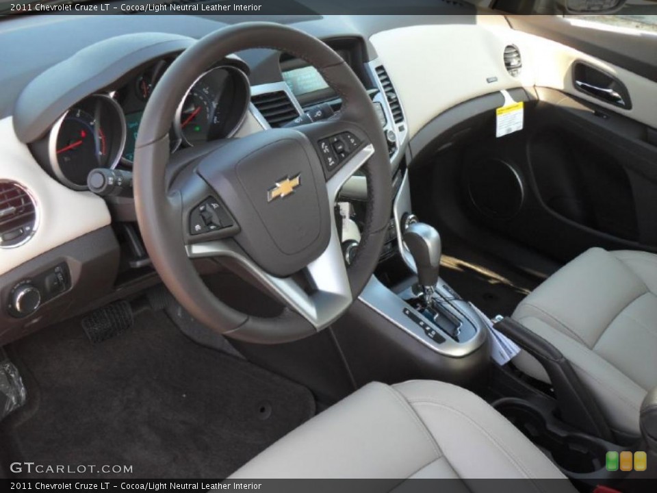 Cocoa/Light Neutral Leather Interior Prime Interior for the 2011 Chevrolet Cruze LT #40427592