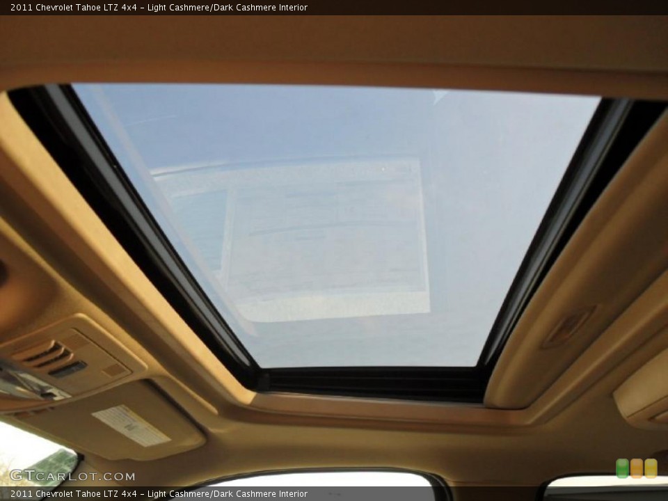 Light Cashmere/Dark Cashmere Interior Sunroof for the 2011 Chevrolet Tahoe LTZ 4x4 #40427812