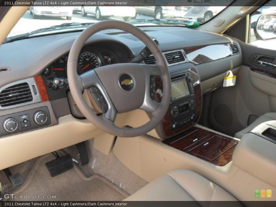 Light Cashmere/Dark Cashmere Interior Prime Interior for the 2011 Chevrolet Tahoe LTZ 4x4 #40428028