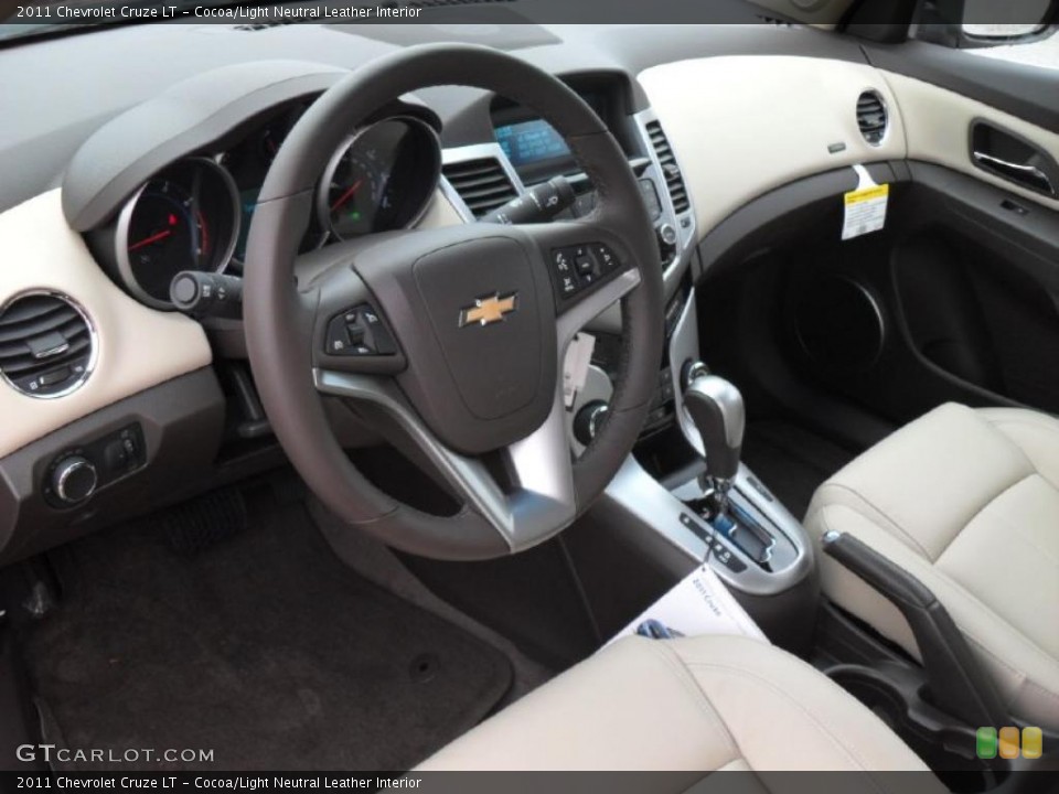 Cocoa/Light Neutral Leather Interior Prime Interior for the 2011 Chevrolet Cruze LT #40428432