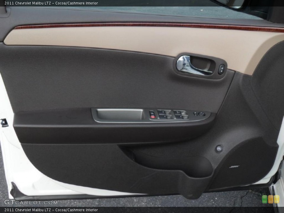Cocoa/Cashmere Interior Door Panel for the 2011 Chevrolet Malibu LTZ #40428956