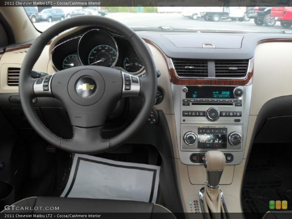 Cocoa/Cashmere Interior Dashboard for the 2011 Chevrolet Malibu LTZ #40429052