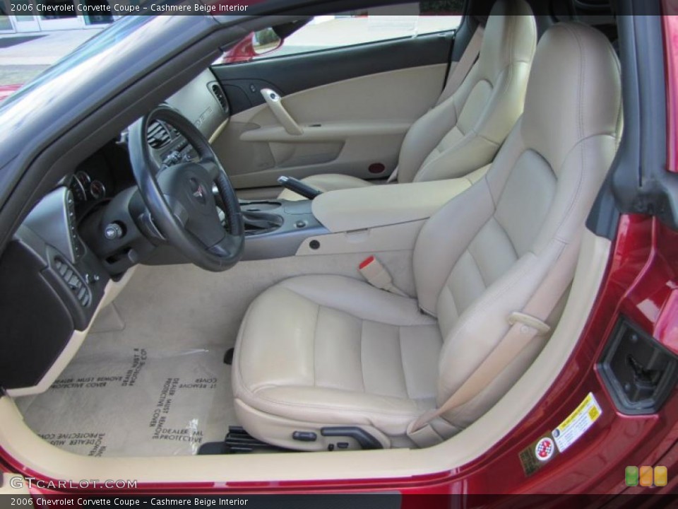 Cashmere Beige Interior Photo for the 2006 Chevrolet Corvette Coupe #40430412