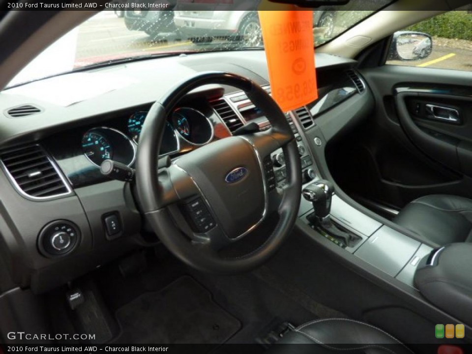 Charcoal Black Interior Prime Interior for the 2010 Ford Taurus Limited AWD #40430672