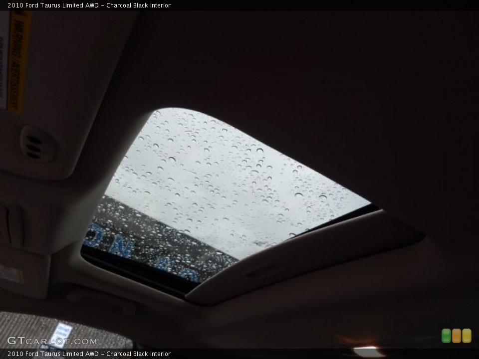 Charcoal Black Interior Sunroof for the 2010 Ford Taurus Limited AWD #40430700