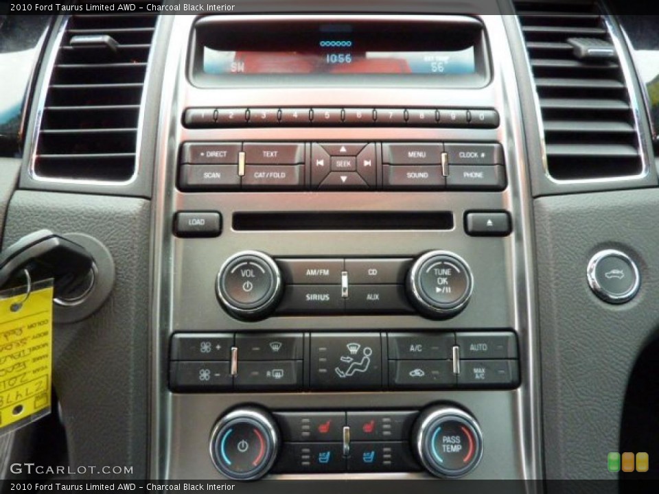 Charcoal Black Interior Controls for the 2010 Ford Taurus Limited AWD #40430772