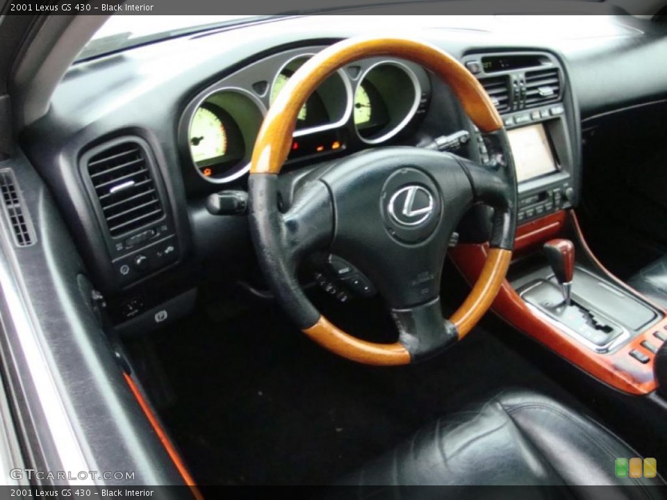 Black Interior Controls for the 2001 Lexus GS 430 #40432076