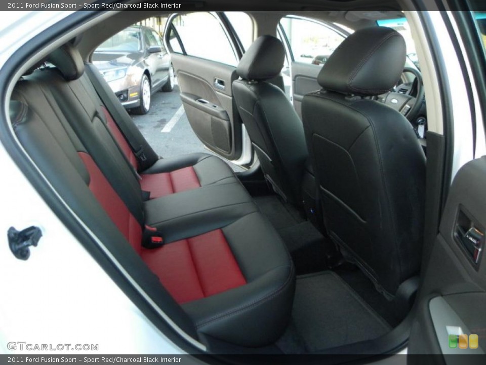 Sport Red/Charcoal Black Interior Photo for the 2011 Ford Fusion Sport #40432172