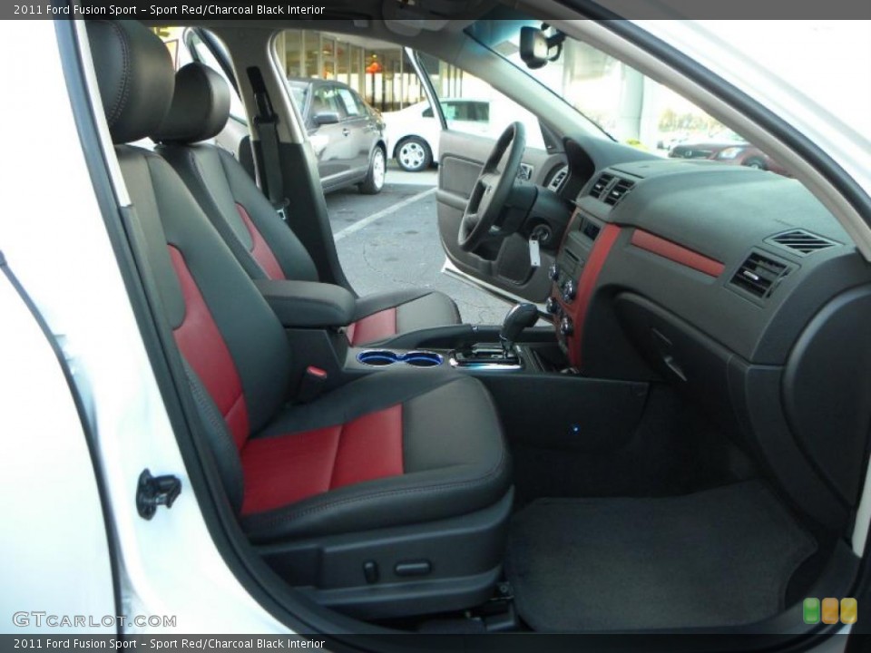 Sport Red/Charcoal Black Interior Photo for the 2011 Ford Fusion Sport #40432188