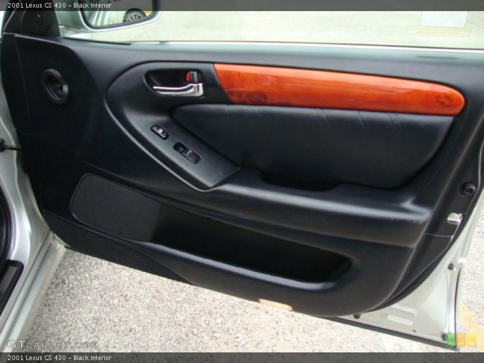 Black Interior Door Panel for the 2001 Lexus GS 430 #40432244